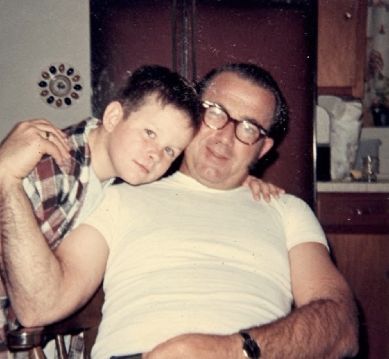 Randall Blaum with His Dad